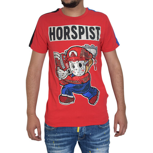 Vêlace Homme T-shirts & Polos Horspist Tshirt  strass - BOA M500 rouge Rouge