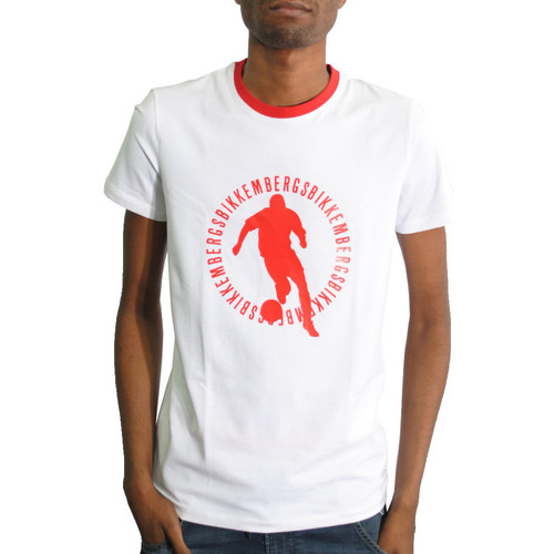Vêtements Homme Utilisez au minimum 1 lettre majuscule Bikkembergs Tshirt  blanc - CZ1260206 Blanc
