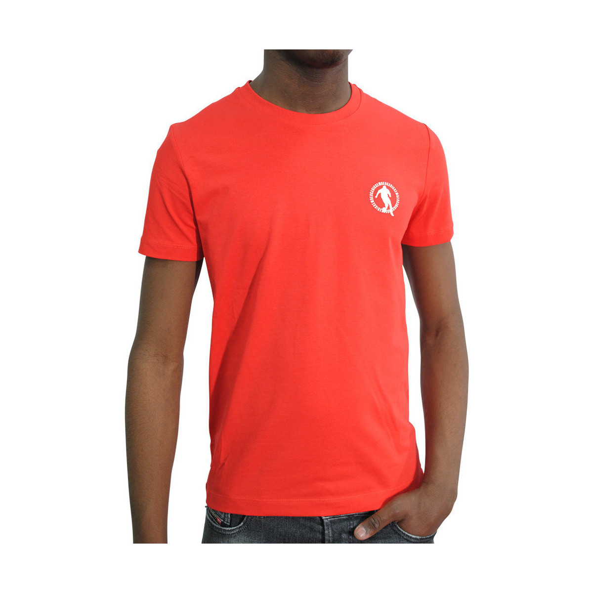Vêtements Homme T-shirts & Polos Bikkembergs Tshirt Bikkemberg - C701619E1823 ROUGE Rouge