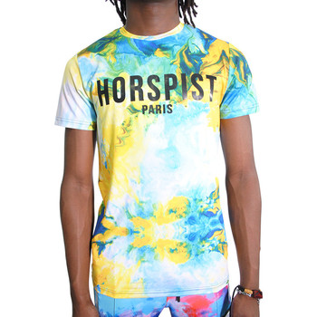 Vêtements Homme T-shirts & Polos Horspist Tshirt  - NEWTON M506 AQUA Multicolore