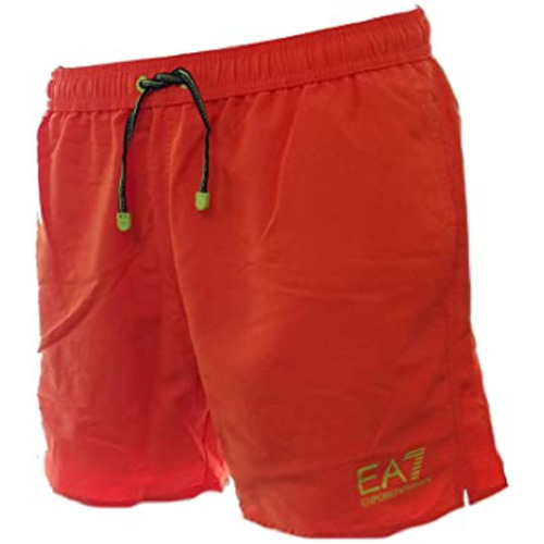 Vêtements Homme Maillots / Shorts de bain Emporio Armani embossed-logo short-sleeve hoodie Costume EA7 homme 902000 6P740 0062 Fluo Orange Orange