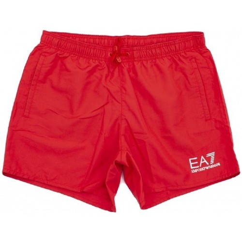 Vêtements Homme Maillots / Shorts de bain Ea7 Emporio Armani Maillot de bain homme EA7 902000 CC721 Rouge Rouge