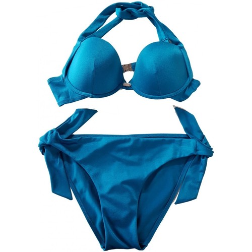 Vêtements Femme Maillots de bain 2 pièces Armani кофта з чоловічого плеча шерсть Maillot de bain EA7 912105 8p425 femme turquoise Bleu
