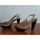 Chaussures Femme Zadig & Voltaire Sandales tout cuir talon 10 cm Marron