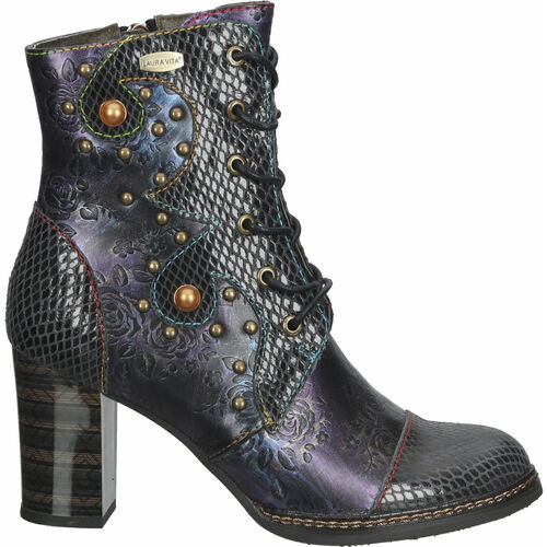 Chaussures Femme cleats Boots Laura Vita Bottines Violet