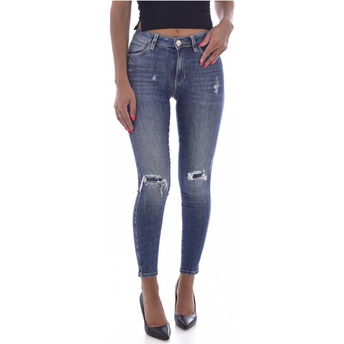 VêKids Femme rainbow-effect Jeans slim Guess W1BAJ3 D4H12 Bleu