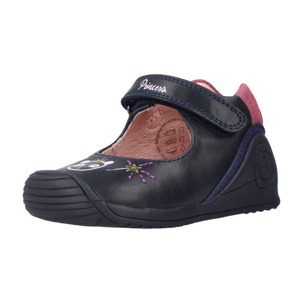 Chaussures Fille Derbies & Richelieu Biomecanics 211111 Bleu