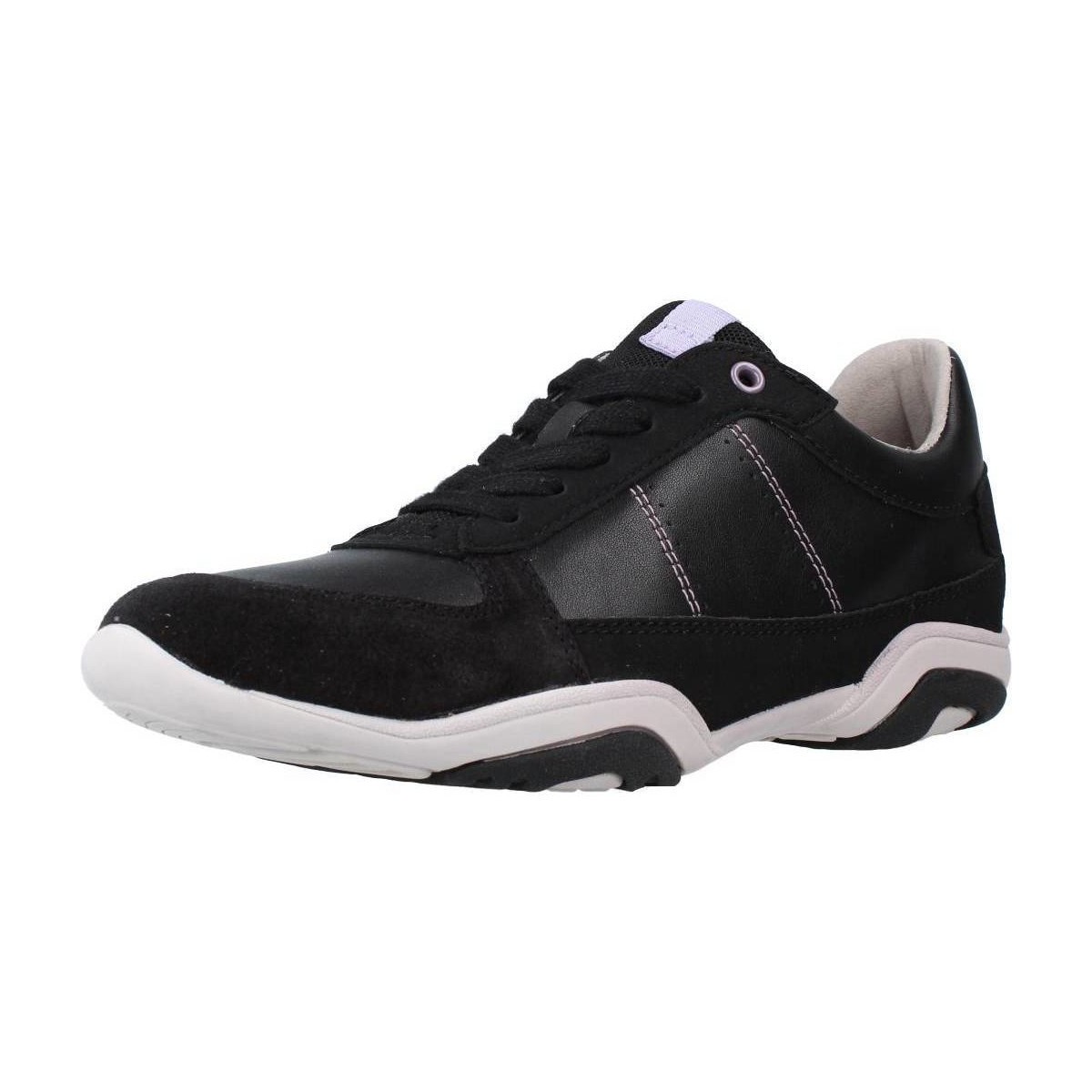Chaussures Femme Baskets mode Geox D ARROW Noir
