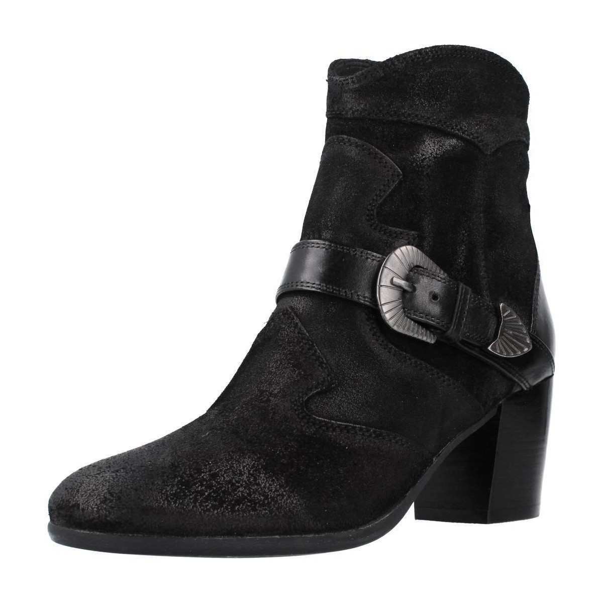 Chaussures Femme Bottines Geox D NEW LUCINDA Noir