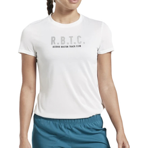 Vêtements Femme T-shirts & Polos Reebok Sport FL0061 Blanc
