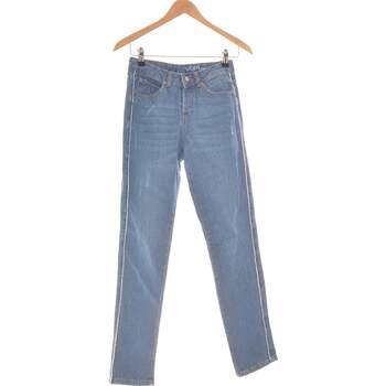 Vêtements Femme Jeans Promod jean iridescent slim femme  34 - T0 - XS Bleu Bleu