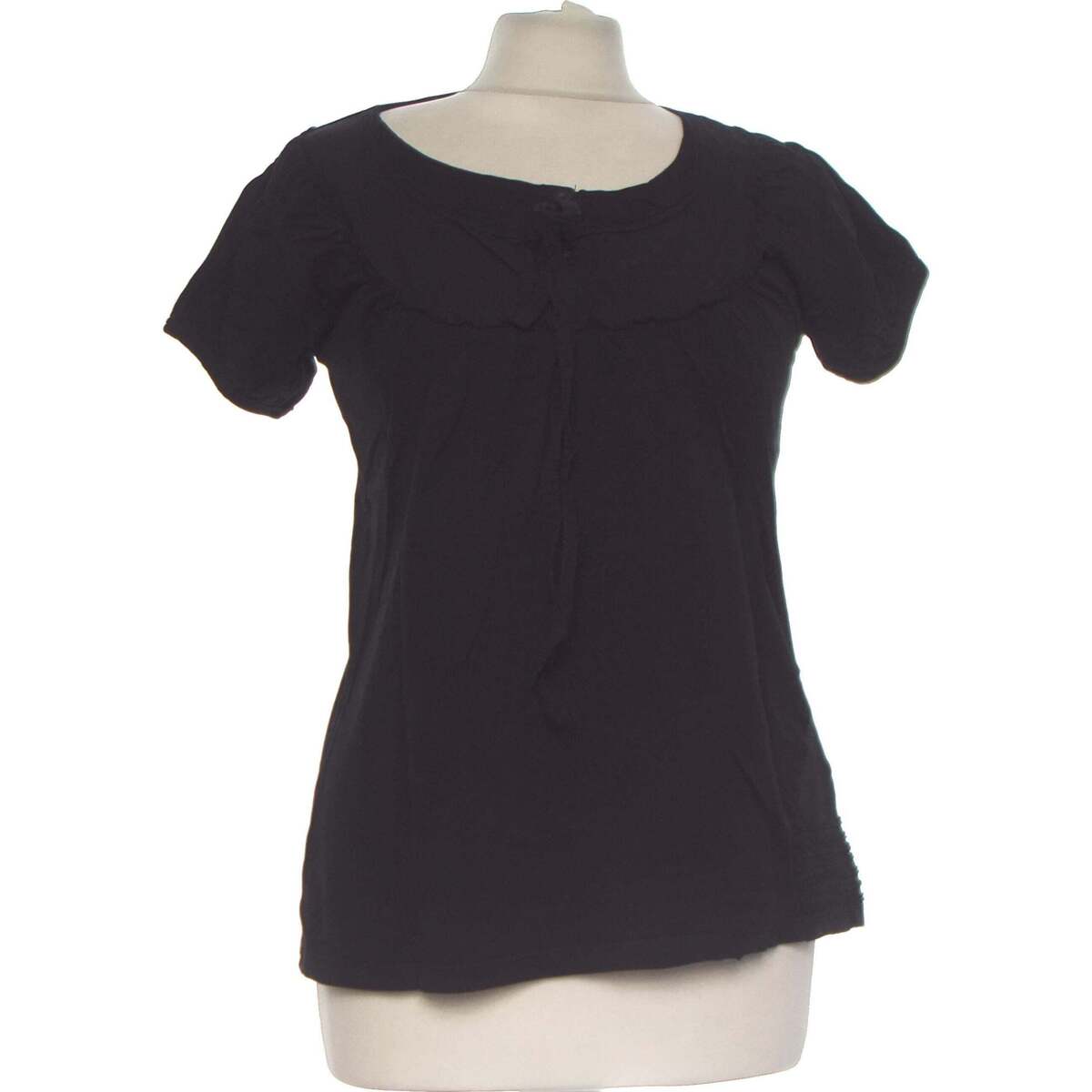 Vêtements Femme T-shirts & Polos Camaieu top manches courtes  36 - T1 - S Noir Noir