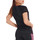 Vêtements Femme Brassières de sport Lisca T-shirt de sport manches courtes Playful  Cheek Noir