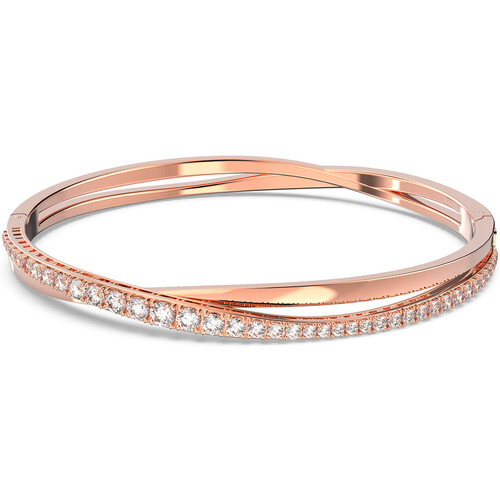 Montres & Bijoux Femme Bracelets Swarovski Bracelet jonc  Twist rosé Taille M Rose