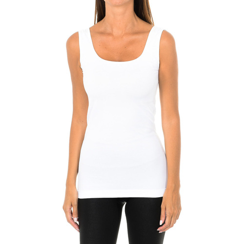 Vêtements Femme DéOfficial / T-shirts sans manche Intimidea 210150-BIANCO Blanc