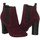 Chaussures Femme Bottes Guess FLLUN3SUE10-BURGU Rouge