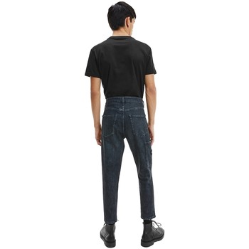 Calvin Klein Jeans T shirt  homme Ref 53636 BEH noir Noir