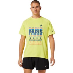 Vêtements Homme T-shirts manches courtes Asics Paris Technical 2 Jaune