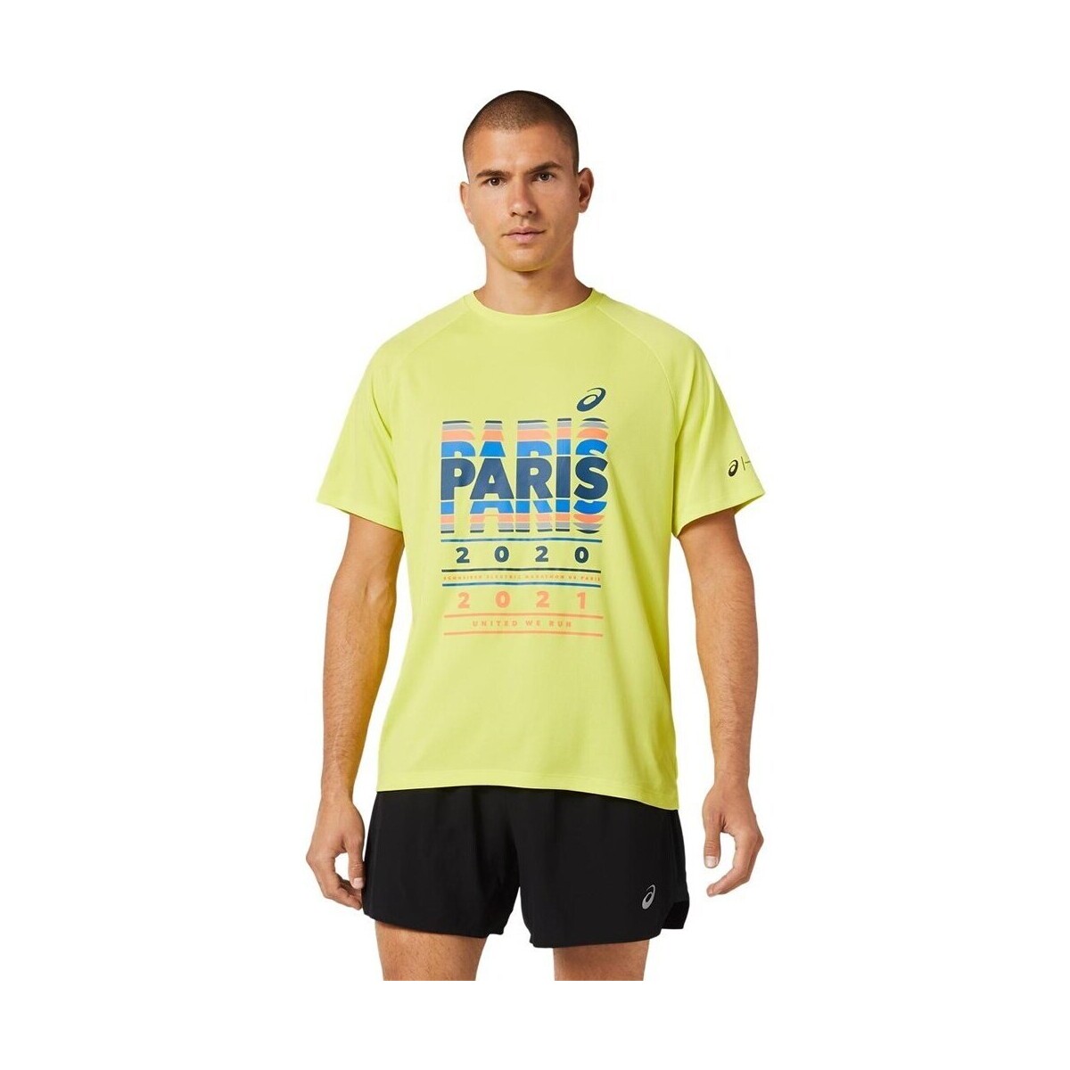 Vêtements Homme T-shirts manches courtes Asics Paris Technical 2 Jaune