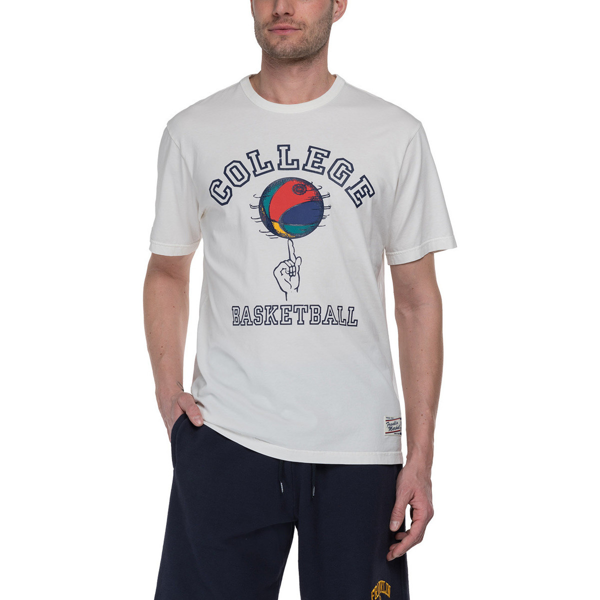 Vêtements Homme T-shirts manches courtes Franklin & Marshall T-shirt  Classique Gris