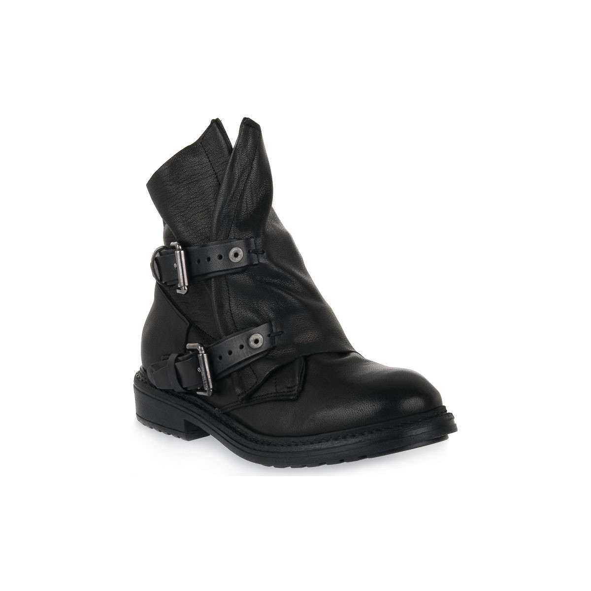 Chaussures Femme zapatillas de running ASICS tope amortiguación más de 100 A112 CAPRA NERO Noir