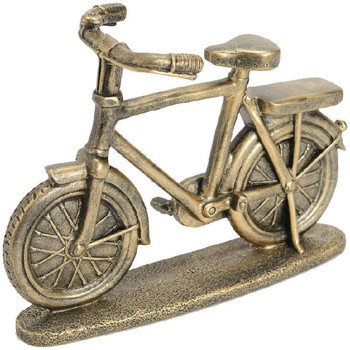 Maison & Déco Statuettes et figurines Amadeus Cades Déco vélo résine dorée 22x8x16cm Doré