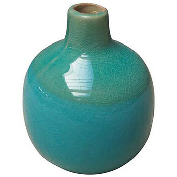Voir la politique de livraison Set de table Chehoma Vase céramique bleu vert 9x9cm Bleu