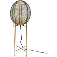 Maison & Déco Lampes à poser Chehoma Lampe haute métal doré 15x25x65cm Doré