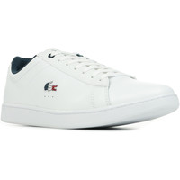 Chaussures Homme Baskets basses Lacoste Carnaby Evo blanc