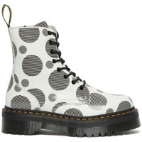 Dr Martens Patent Bonny Wyoming 6 eye boots in black leather