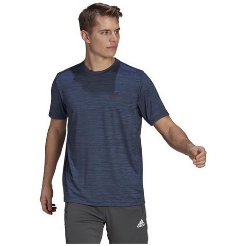 Vêtements Homme T-shirts manches courtes adidas Originals Aeroready Designed TO Move Sport Stretch Tee Gris