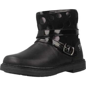 Chaussures Fille Bottes Geox B GLIMMER Noir