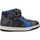 Chaussures Garçon Bottes Geox B NEW FLICK BOY Bleu