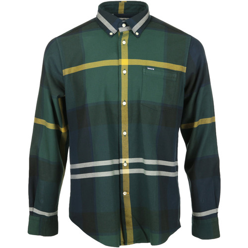 Vêtements Homme Chemises manches longues Barbour Depuis sa création en 1894, la marque de Vert