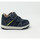 Chaussures Baskets mode Geox BASKET NEW FLICK GARCON MARINE Bleu
