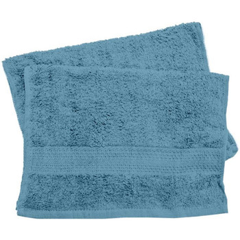 serviettes et gants de toilette soleil d'ocre  douceur bleu ocean 
