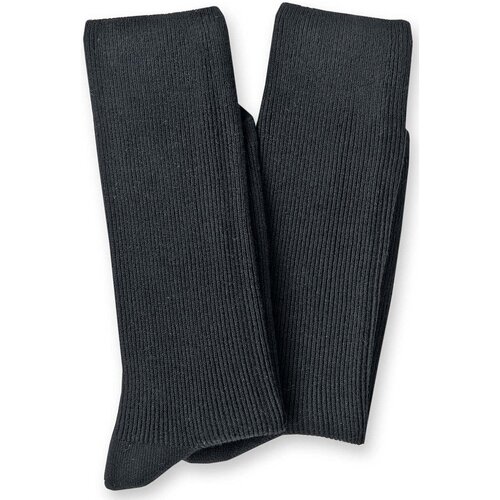 Sous-vêtements Femme Chaussettes Daxon by  - Lot de 2 paires de mi-chaussettes coton Noir