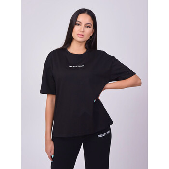 Vêtements Femme T-shirts & Polos Malles / coffres de rangements Tee Shirt F211083 Noir