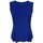 Vêtements Femme Tops / Blouses Georgedé Top Delphine Sans Manche en Jersey Bleu Royal Bleu