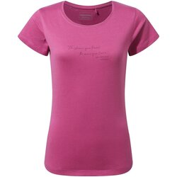 Vêtements Femme T-shirts manches courtes Craghoppers  Rose foncé