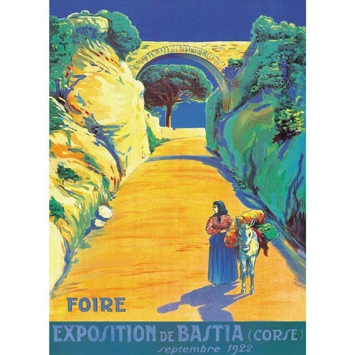 Fruit Of The Loo Affiches / posters Editions Clouet Affiche ancienne de Corse Foire de Bastia Multicolore