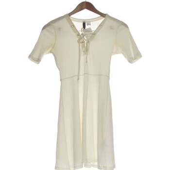 Vêtements Femme Robes courtes H&M Robe Courte  34 - T0 - Xs Blanc