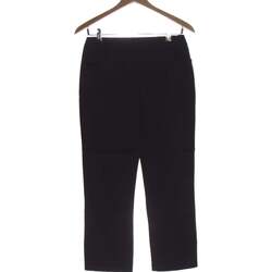 Vêtements Femme Pantalons fluides / Sarouels Etam Pantalon Droit Femme  36 - T1 - S Noir