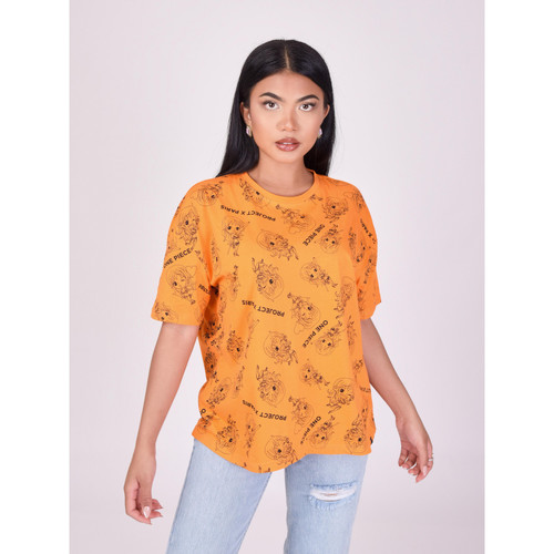 Vêtements Femme T-shirts & Polos Project X Paris Nouveautés de ce mois Orange