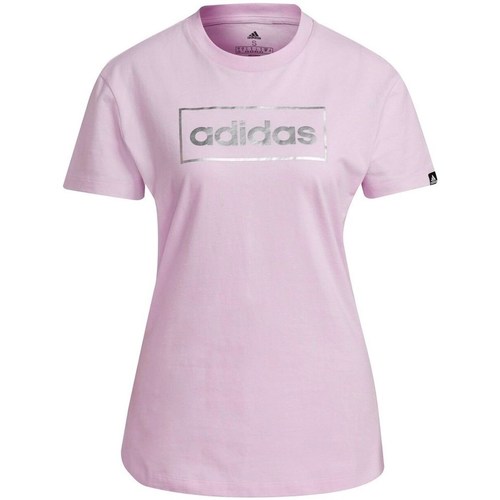 Vêtements Femme T-shirts manches courtes adidas Originals Foil Box Graphic Rose
