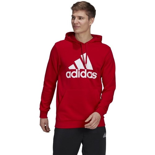 Vêtements Homme Sweats adidas Originals Essentials Fleece Big Logo Hoodie Rouge