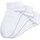 Sous-vêtements Femme Chaussettes Daxon by  - Lot de 3 paires de socquettes Blanc