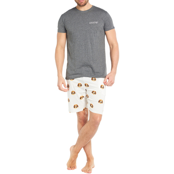 Vêtements Homme Pyjamas / Chemises de nuit Arthur Pyjama court coton Ivoire