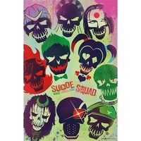 Maison & Déco Affiches / posters Grupo Erik Affiche Suicide Squad Multicolore
