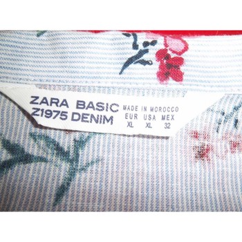 Zara Top manches courtes-Zara-Taille XL Bleu